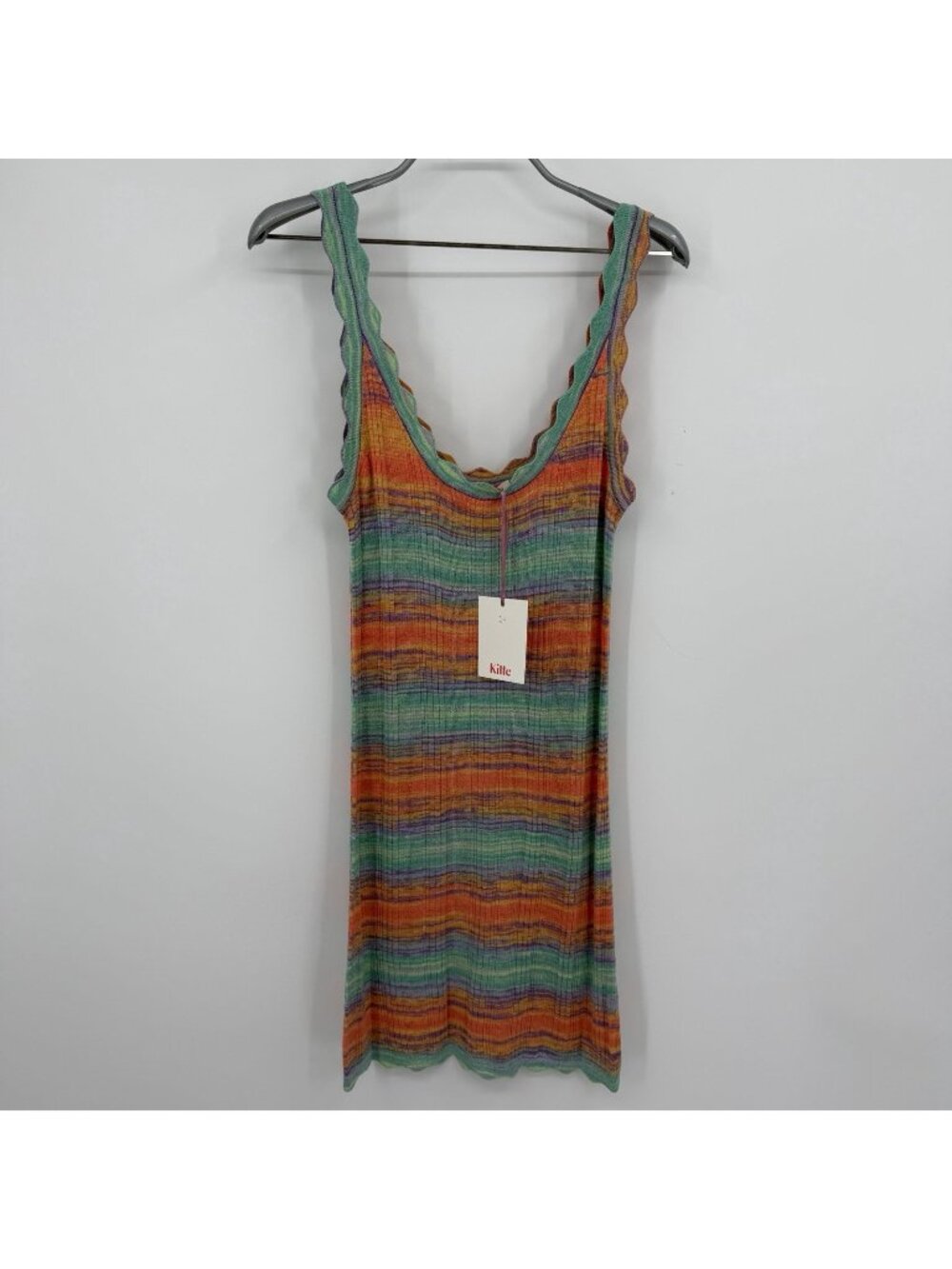 Kilte Collection Eloise Sleeveless Sunset Stripe Mini Dress size 2 M $345